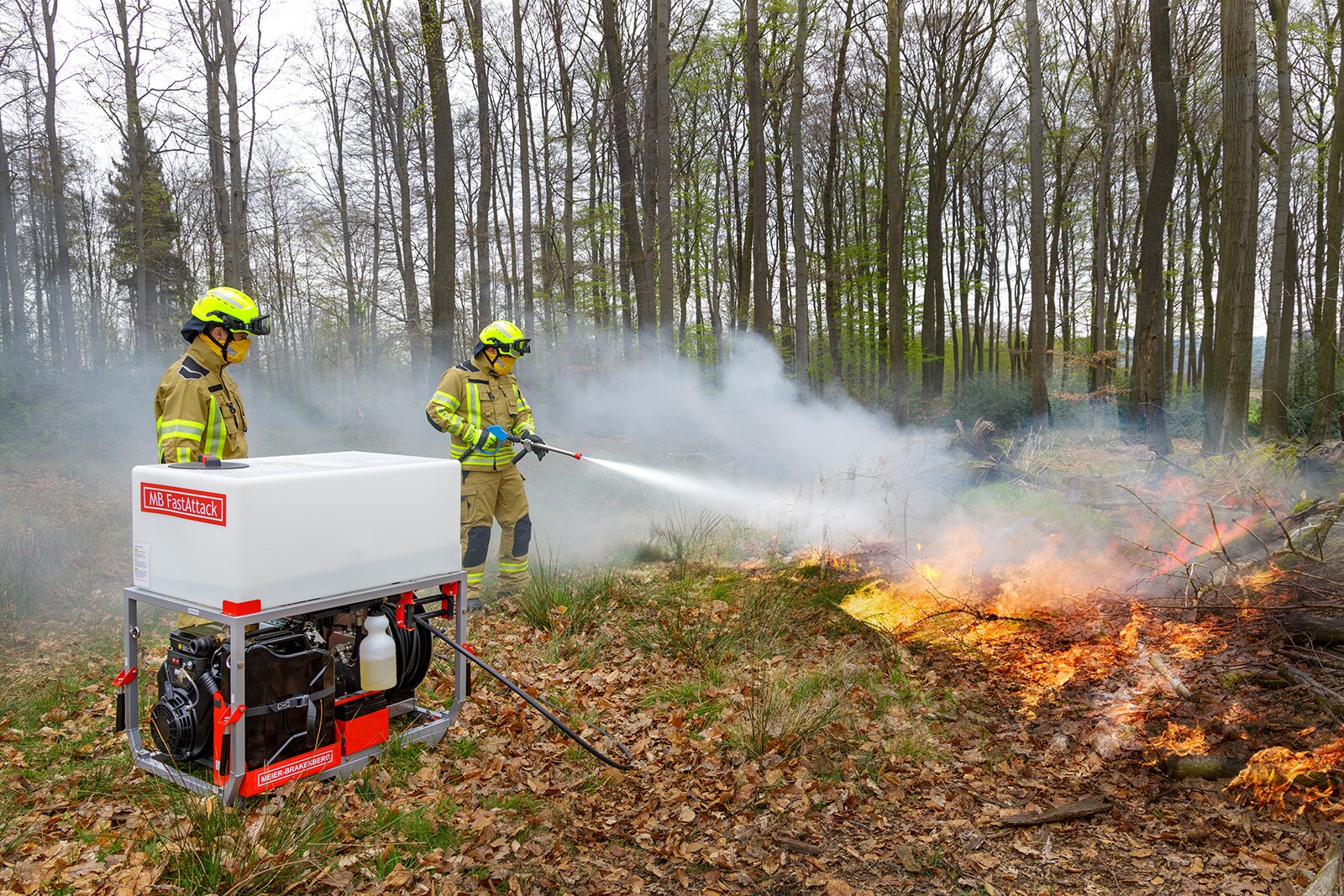 At INTERSCHUTZ 2026 in Hanover, Meier-Brakenberg will unveil “Fast Attack,” a mobile high-pressure firefighting unit designed for wildfires, which is expected to impress with its high efficiency, low water consumption, and flexible deployment options.